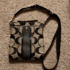 Coach jacquard crossbody